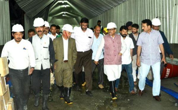 Dy CM inspects Chutuk, Hannu power projects in Ladakh
